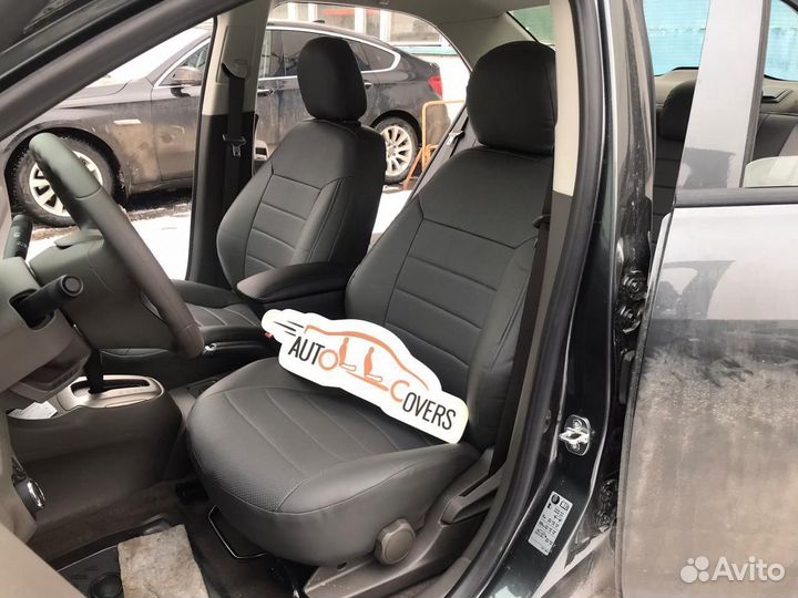 Чехлы на сиденья Равон Р4 из Экокожи Автопилот