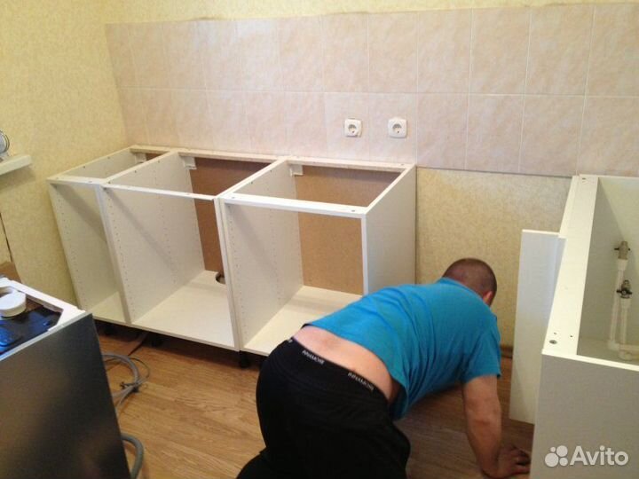 Сборка кухни. Сборка мебели