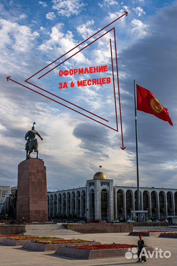 Гражданство Киргизии (за 4-6 мес)