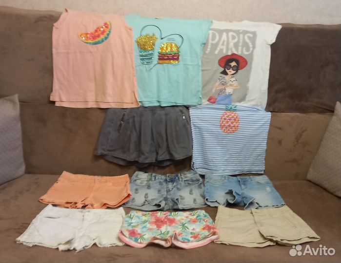 Вещи пакетом для девочки 140р Zara