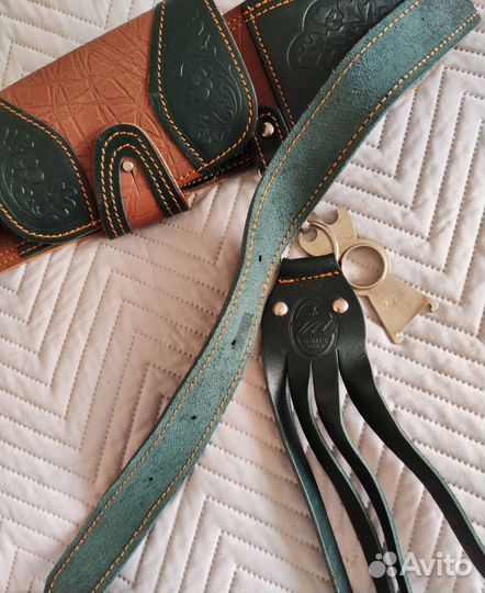 Патронташ натуральная кожа