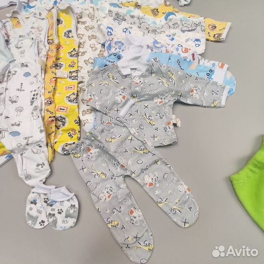 Пакет новых вещей для новорожденного мальчика р56