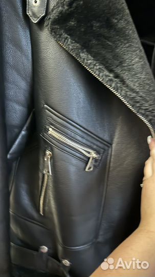 Дубленка женская авитор большого размера