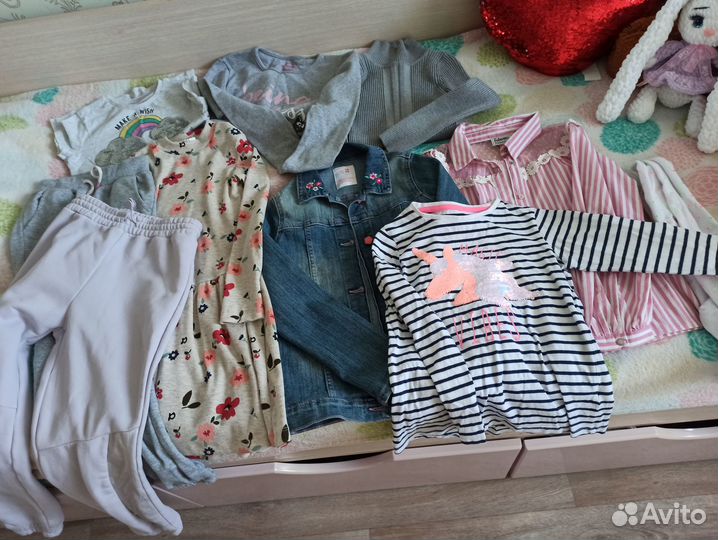 Вещи пакетом на девочку 122-128