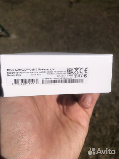 Зарядное устройство для iPhone 20 W+ провод