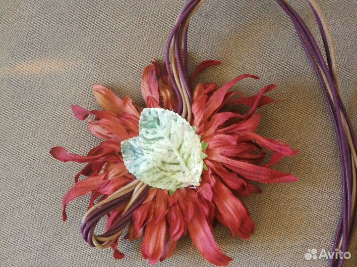 Ремень пояс женский цветок