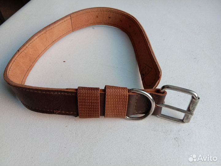 Ошейник большой Кожаный