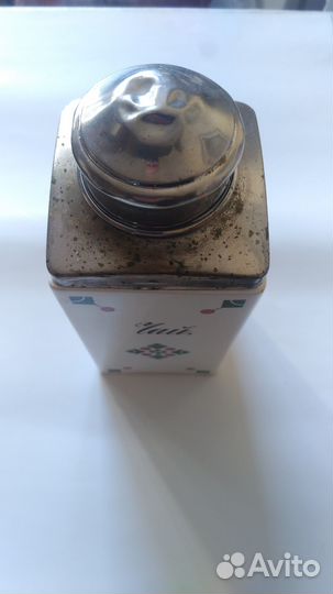 Банка для хранения чая винтажная