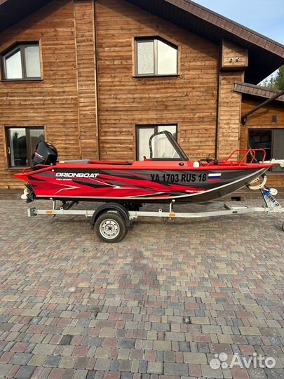 Алюминиевая лодка Orionboat 46 Fish с мотором