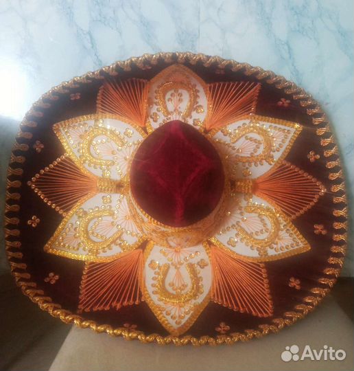 Шляпа Аренда прокат Мексиканское сомбреро