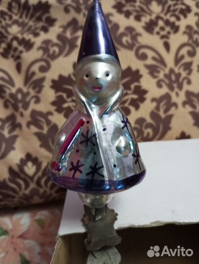 Елочные игрушки СССР на прищепке