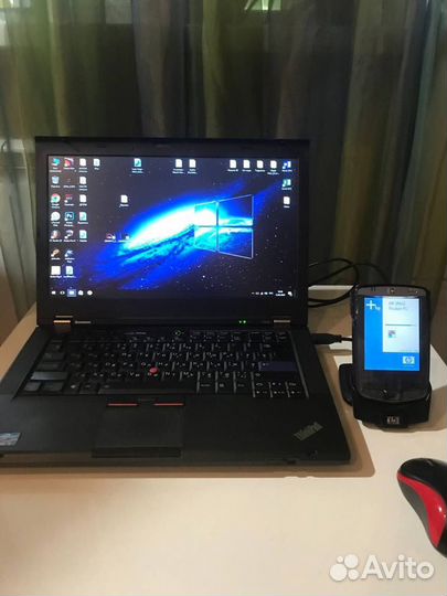 Lenovo ThinkPad t420 + HP iPAQ (кпк)