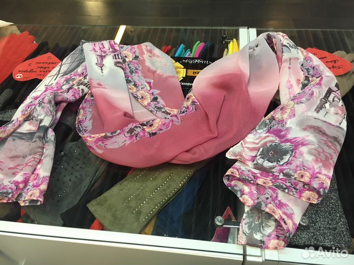 Шарфы новые, шифон