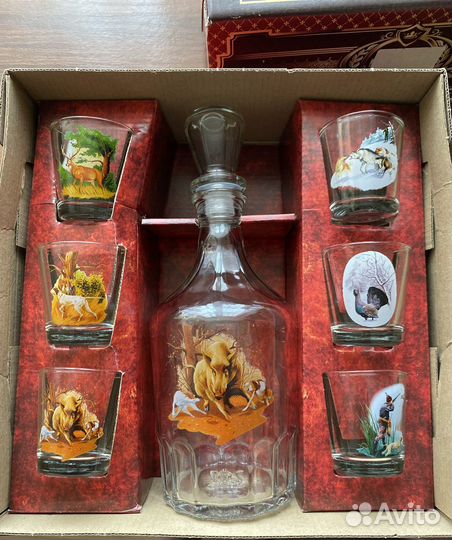 Подарочный набор графин и рюмки