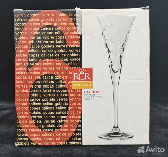 Набор 6-ти итальянских фужеров для шампанского