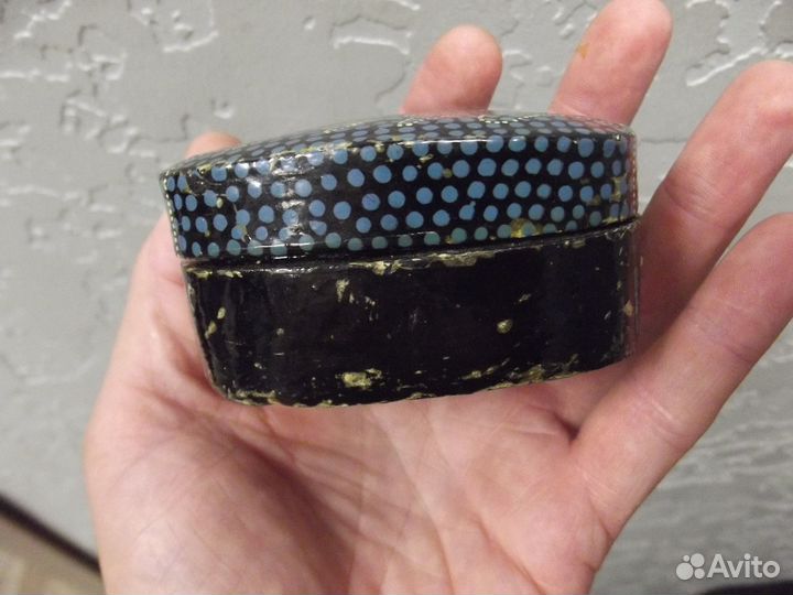 Шкатулка Дельфин лаковая миниатюра СССР