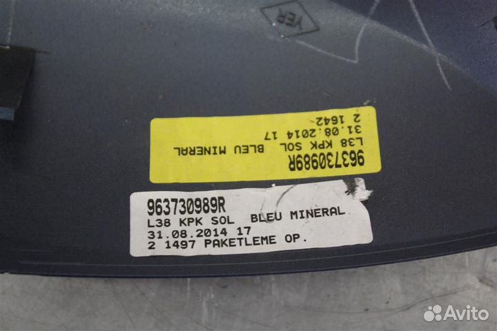 Накладка зеркала левого Renault Fluence