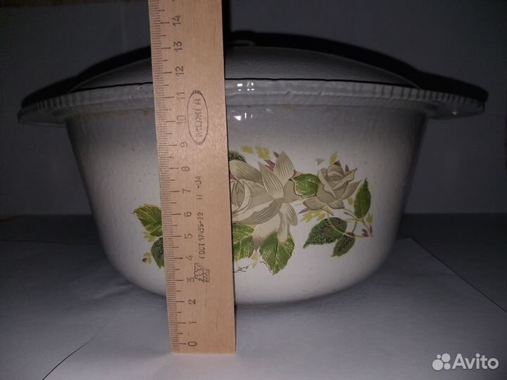 Казан чугунный эмалированный