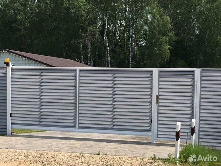 Забор из профнастила