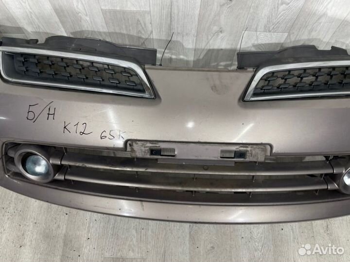 Бампер перед. nissan march