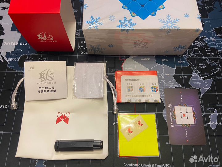 Кубик QiYi MoFangGe X-man 3x3x3 Tornado V2 M Winte