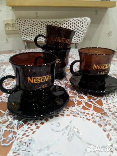 Кофейный сервиз Nescafe Gold новый чашки