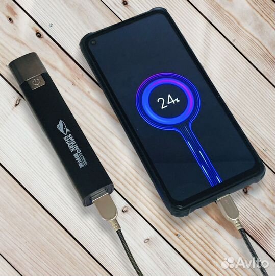 Фонарь акк. smiling shark 867A Grey