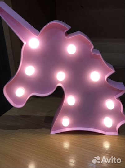 Светильник «единорог»