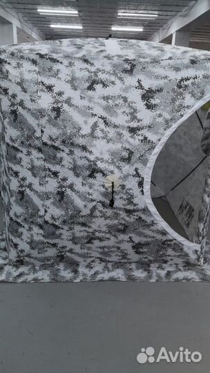 Палатка зимняя куб утепленная 2.4x2.4