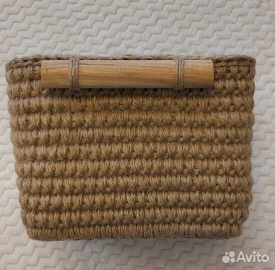 Корзина интерьерная из джута
