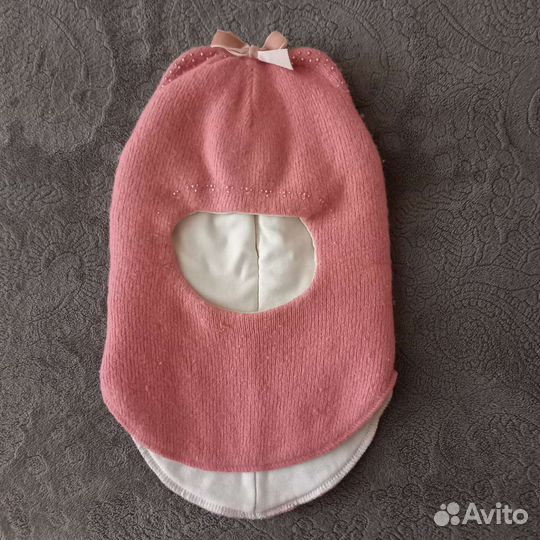 Шапка шлем для девочки