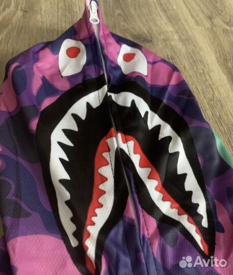 Худи bape shark