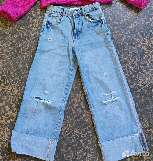 Джинсы zara для девочки 134