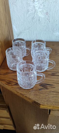 Хрустальные кружки и фужеры СССР