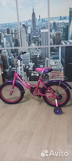 Велосипед для девочки Mustang почти новый