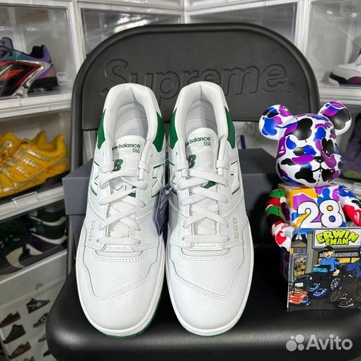 New Balance 550 White/Green