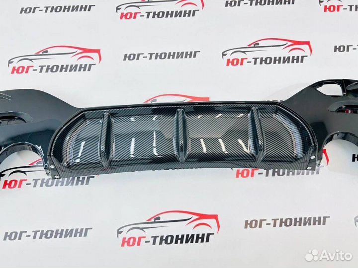 Диффузор BMW 1 f20 M-Performance под карбон 1х1