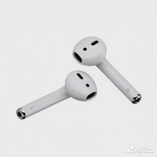 AirPods 2 с зарядным футляром + чехол в подарок