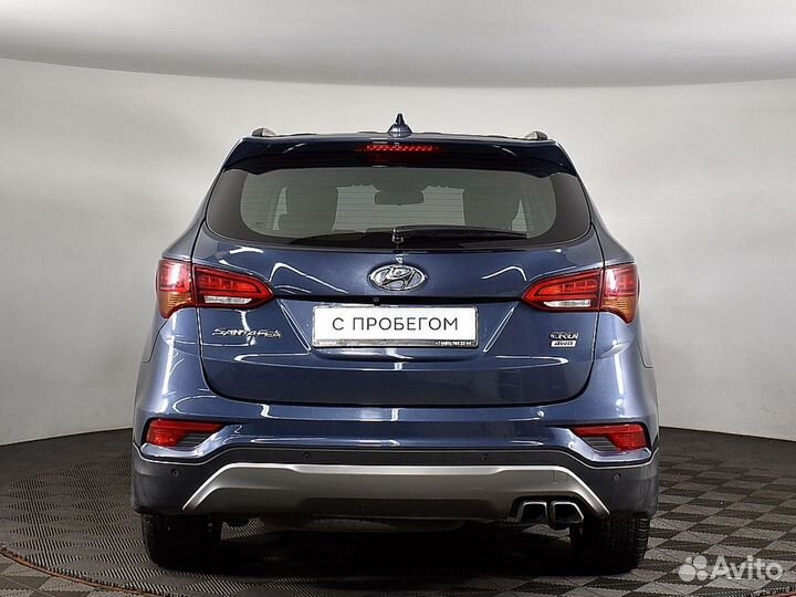 Hyundai Santa Fe 2.2 AT, 2017, 89 939 км