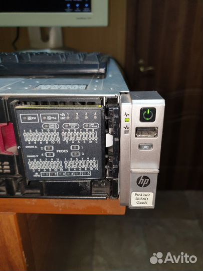 Сервер hp proliant dl560 gen8