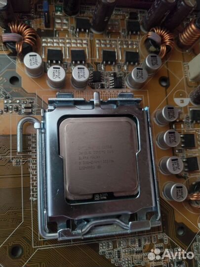 Материнская плата asus P5B с процессором