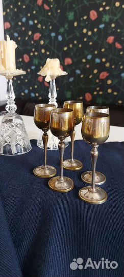 Винтажные рюмки Европа