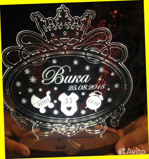 Светильник детский в подарок (ночник)