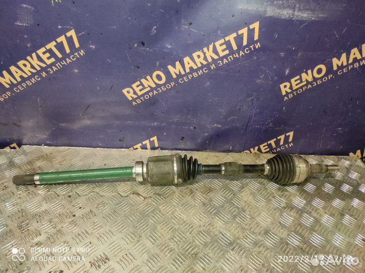 Привод передний правый Nissan Qashqai 2006-2013