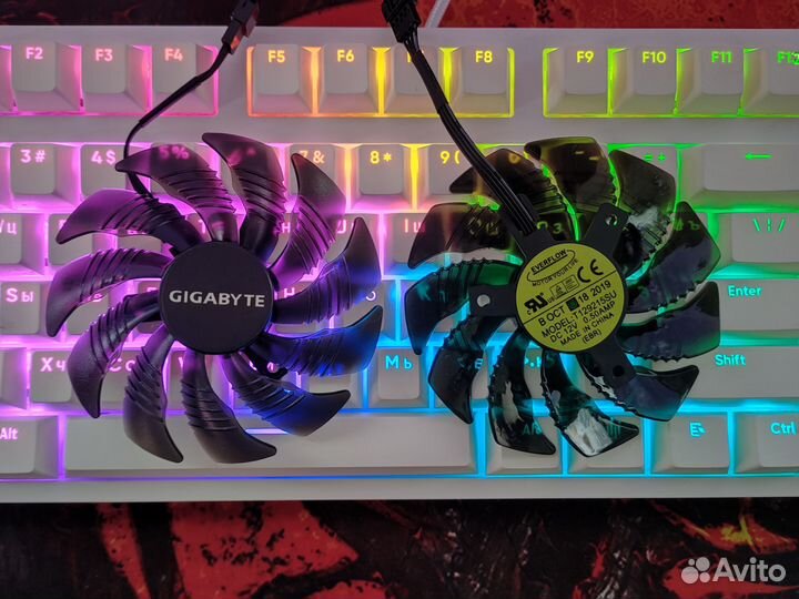 Новые вентиляторы для Gigabyte