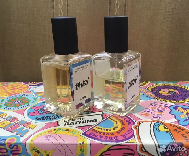 Lush, Dirty и Pansy (туалетные воды) -2 шт