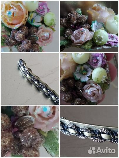 Аксессуары д/волос.ободок.шпилька.резинка.Франция