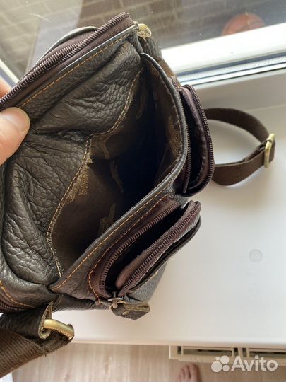 Сумка натуральная кожа мужская