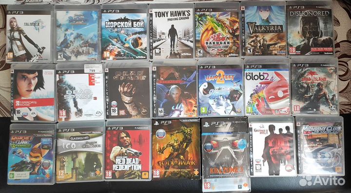 Редкие игры Sony PS3,1диск на отправку