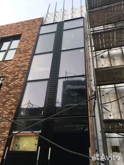 Алюминиевые окна, витражи